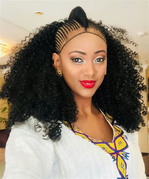 Clipkulture Beautiful Habesha Bridal Hairstyle With Ethiopian Hair Jewelry Vlrengbr