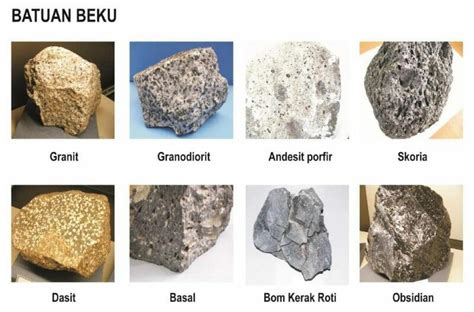 Jenis Batu Batuan Di Indonesia Beserta Karakteristik Dan Contohnya