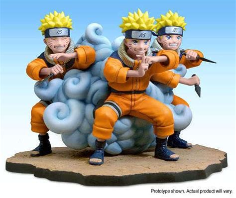 Naruto Shadow Clone Jutsu Resin Statue By Toynami No 14402000 100