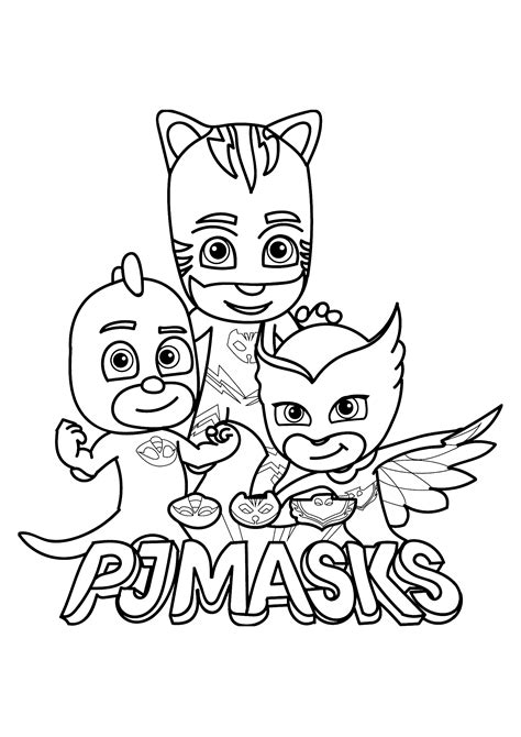 Welcome to coloringpages101.com site with free coloring pages for kids on this site. Pj masks for kids - PJ Masks Kids Coloring Pages