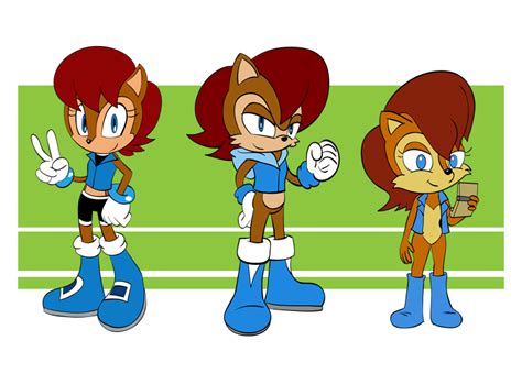 Sally Acorn Versions 2 By Antyep On Deviantart