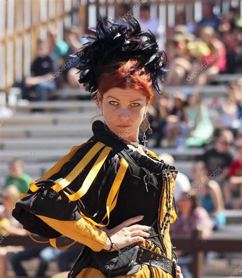 A Red Haired Wench At The Arizona Renaissance Festival Stock Editorial Photo © Neilld 71332449