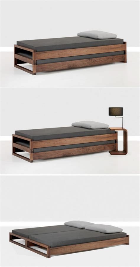 Minimalist Single To Double Bed Design Homemydesign