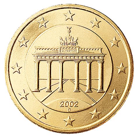 Euro Coins Germany 50 Euro Cent 2002 The Black Scorpion