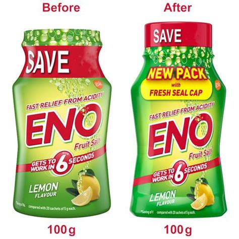buy eno fruit salt lemon flavor 100 gm online at best price of rs 144 bigbasket