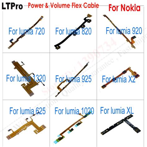 Ltpro High Quality Power Onoff Volume Buttons Flex Cable For Nokia