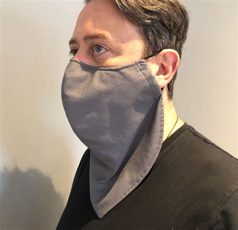 Extra Large Dark Greythin Face Mask For Beard Beard Tarp Etsy