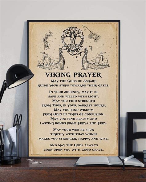 Viking Prayer May The Gods Of Asgard Guide Your Steps Towards Their