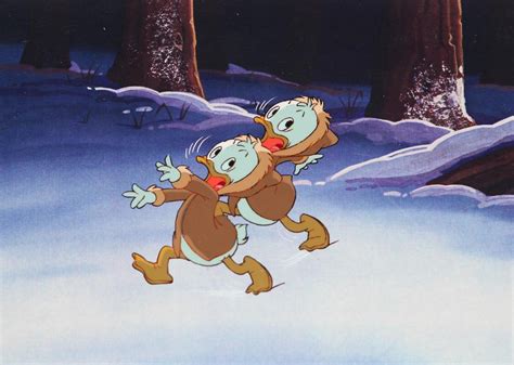 Huey Dewey Louie Disney Ducktales Production Animation Cel Scrooge