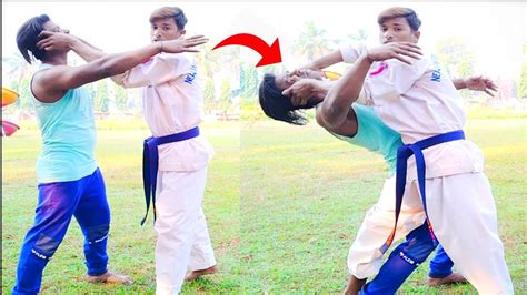 Slap Attack Self Defense Techniques Shahabuddin Karate Youtube