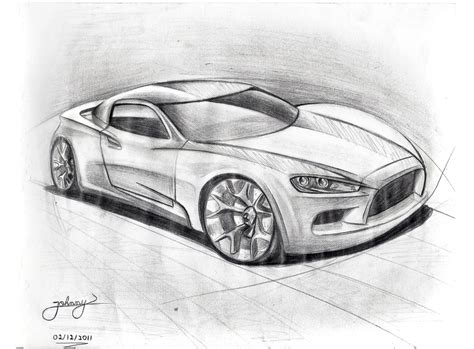 Car Pencil Drawing At Explore Collection Of Car