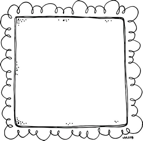 Cute Simple Border Frame Template Picture Frame Template Borders