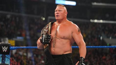 Interesting Stat On Brock Lesnars Wwe Title Win