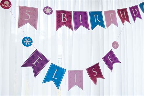 Personalized Princess Happy Birthday Banner Printable Pdf For All The