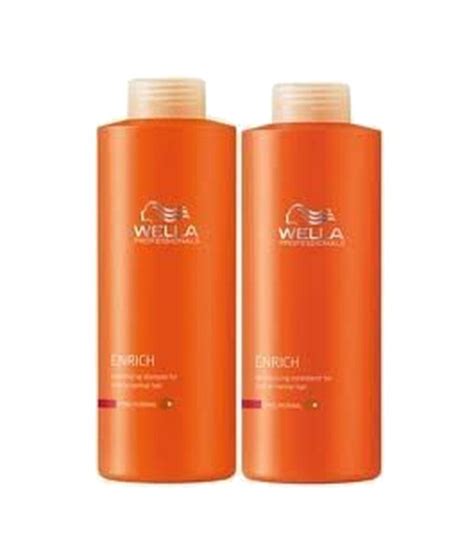 Wella Enrich Shampoo And Conditioner Fine To Normal Hair Liter Duo 338