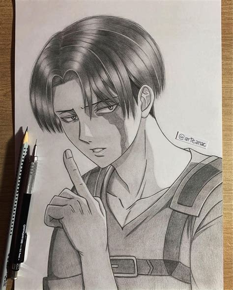 Levi Ackerman By Arteanac In 2021 Anime Character Drawing Anime