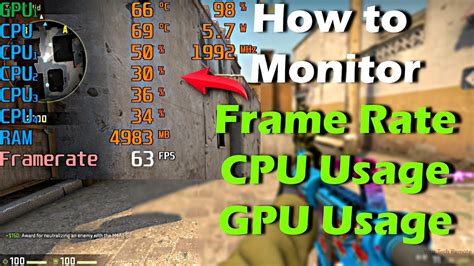 How To Display Gpu Cpu Ram Fps Counter In Games Youtube