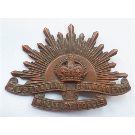 Australian Commonwealth Military Forces Cap Badge British Army
