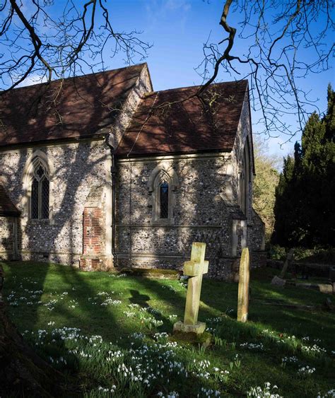 Church And Snowdrops Bridgit Weekes Flickr