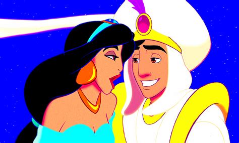 Walt Disney Screencaps Princess Gelsomino And Prince Aladdin