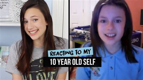 Reacting To My 10 Year Old Selfs Videos Ohemgeeitsmaya Youtube