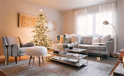 Simple Christmas Living Room Zoom Background Download Free Christmas