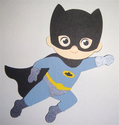 Super Hero Batman Paper Die Cut Paper Doll Scrapbook