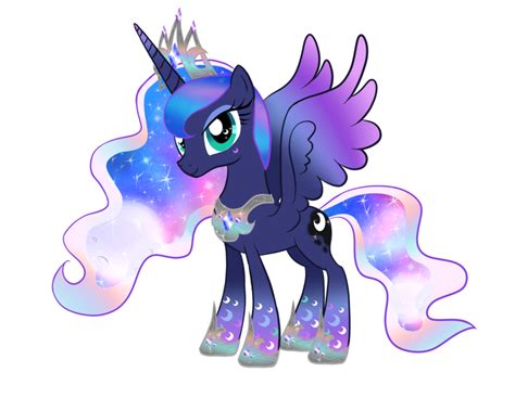 Rainbowfied Princess Luna By Moonlightprincess002 On Deviantart My