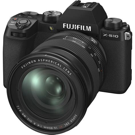 Fujifilm X S10 Mirrorless Camera With 16 80mm Lens 16670077 Bandh