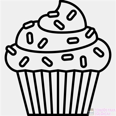 ᐈ Dibujos De Cupcakes【top 30】un Delicioso Boceto Dibujos Para Colorear