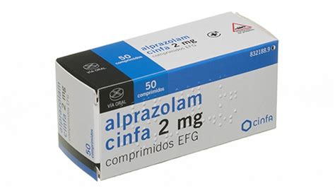 Alprazolam Cinfa Mg Comprimidos Efg Comprimidos Precio