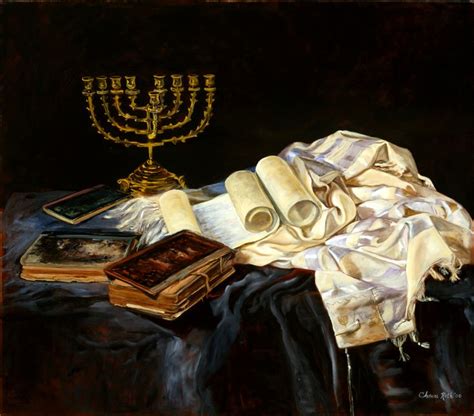 Judaica Painting Still Life Judaica Paintingsjudaica Art Israeli