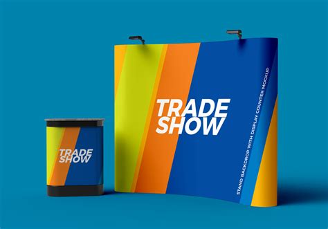 Today we bring very professional and stunning free trade show banner stand backdrop with display counter mockup psd to showcase your exhibition and expo advertisement designs. Trade Show Display Board PSD Mockup Download for Free ...