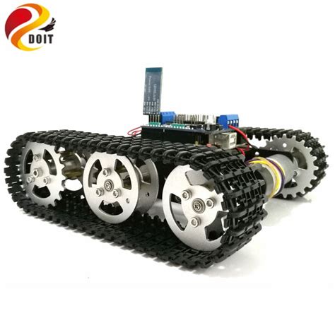 Doit Bluetooth Control Tank Car Chassis Crawler Tracked Robot For Robot