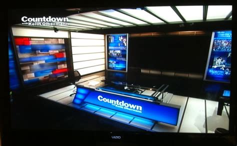 Countdown With Keith Olbermann Broadcast Set Design Gallery