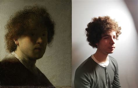 Young Rembrandt Self Portrait Rembrandt Van Rijn 1606 1669 Vangod