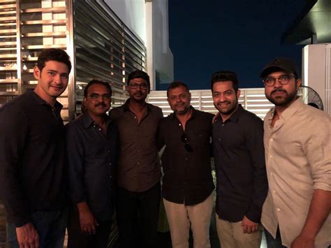 Jr Ntr Mahesh Babu Ram Charan At A Party Photos