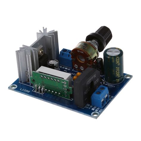 Lm317 Adjustable Voltage Regulator Step Down Power Supply Module Led