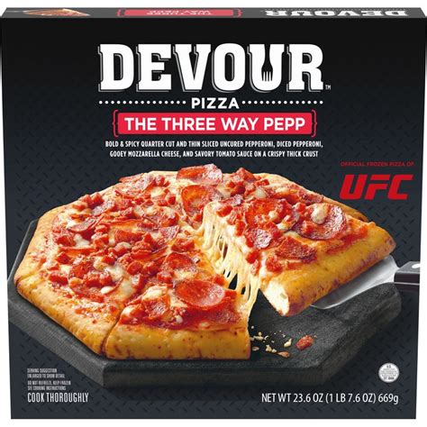 Devour Triple Pepperoni Frozen Pizza 236 Oz Box Reviews 2022