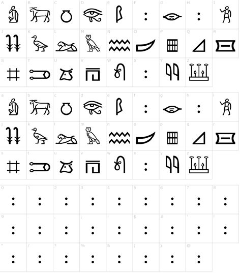 Hieroglyphics Font Generator Mika Daily