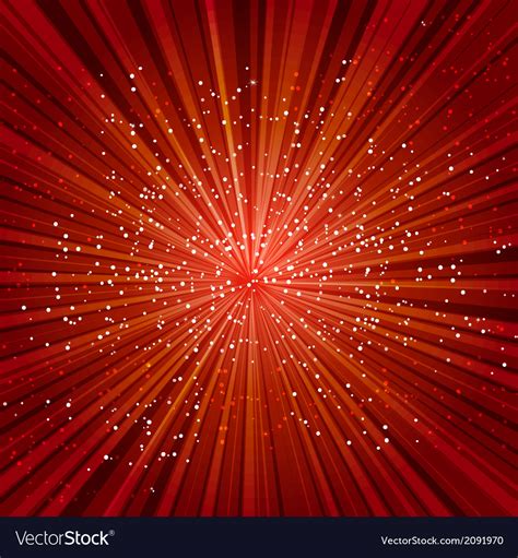 Red Explosion Royalty Free Vector Image Vectorstock