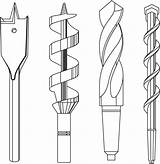Drill Bits Coloring sketch template
