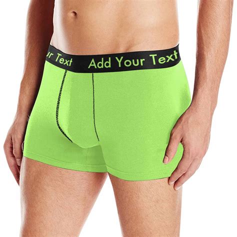 Personalized Men S Boxer Waistband Text Custom Boxer Etsy