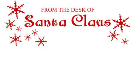Email You A Digital File Santa Claus Letterhead By Mamor928