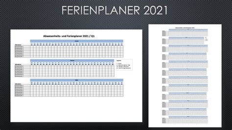 Ferienplaner 2021 Excel Gratis Download Schweiz Kalenderch