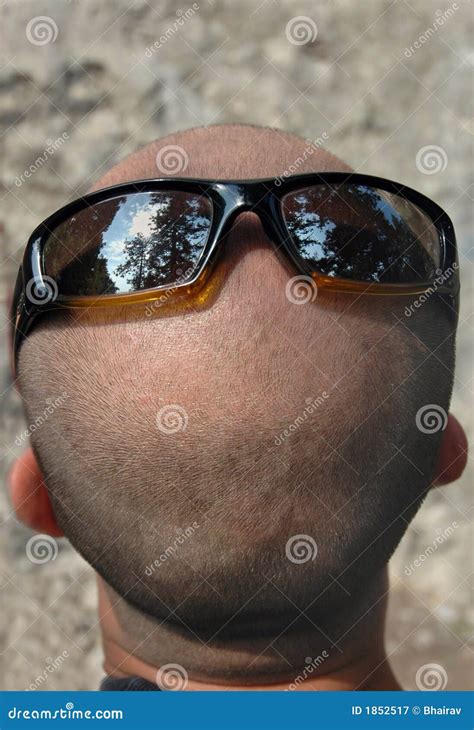Sunglasses Bald Mannequins Model Head At Display Stock Photography