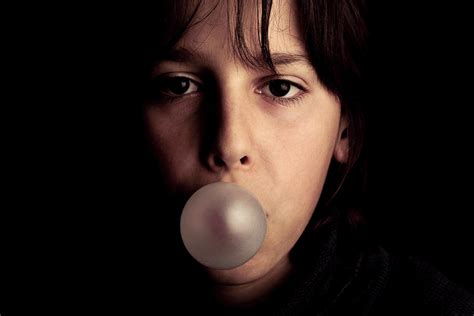 Boy Blowing Bubblegum Photograph By Mauro Fermariello