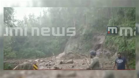 Landslides In Munnar Passenger Van Overturned Driver Missing Rain