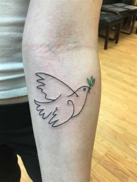 Picasso Peace Dove Tattoo