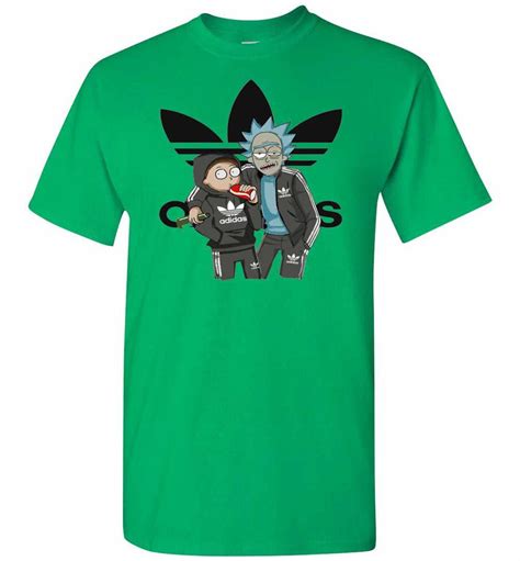 Rick And Morty Adidas Mens T Shirt